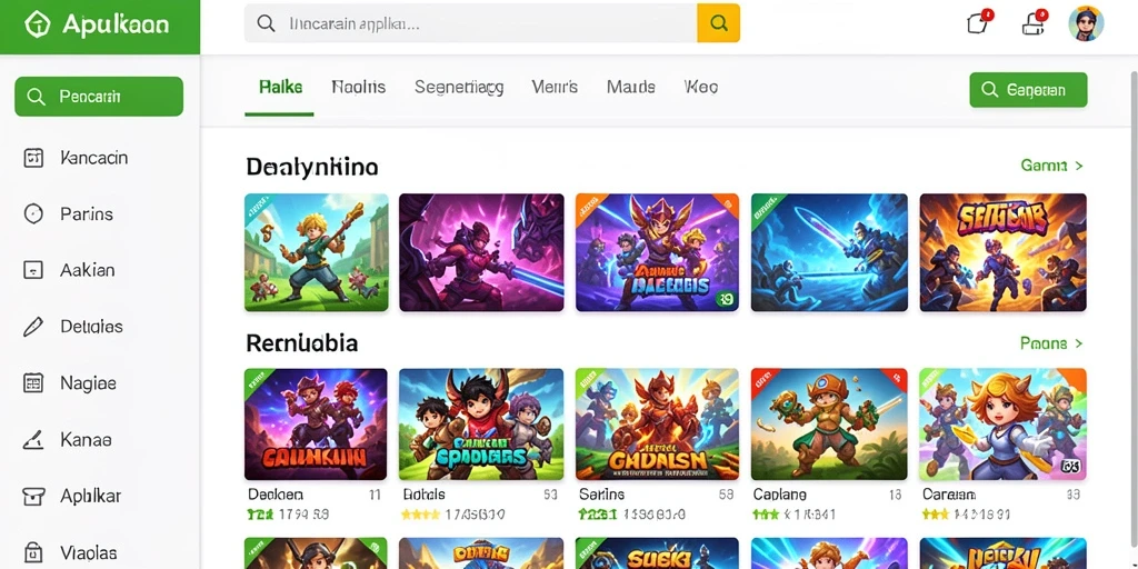 Screenshot menunjukkan tampilan antarmuka yang memukau.