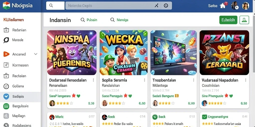 Tampilan antarmuka yang intuitif dan menarik.