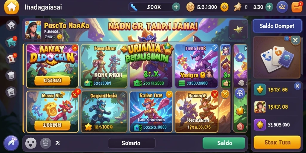 Tampilan antarmuka yang menarik dan mudah digunakan.