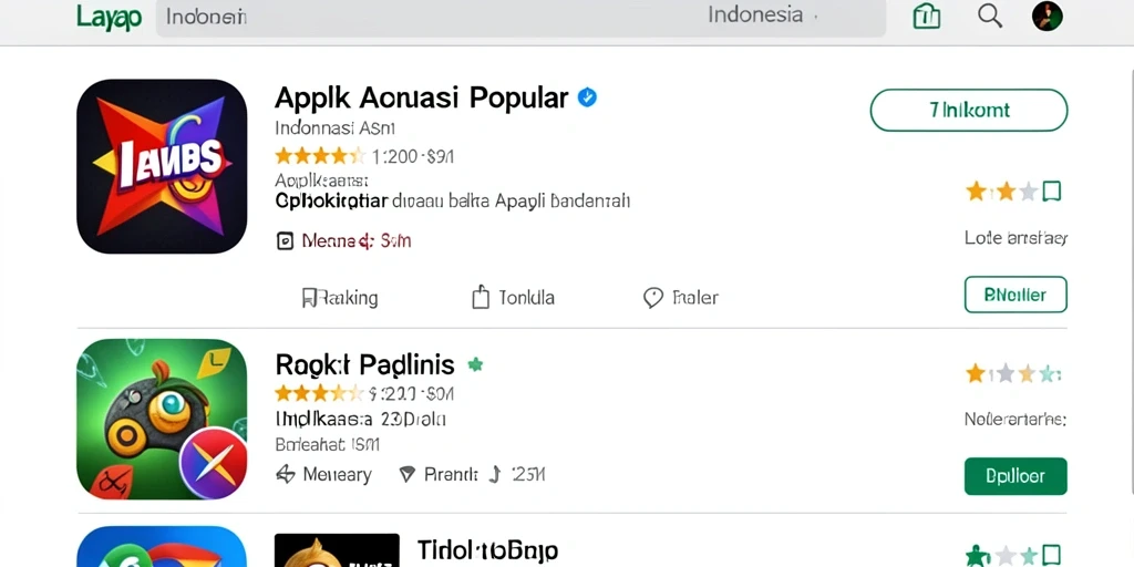 Tampilan awal permainan yang menarik.