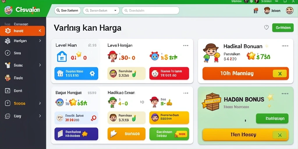 Tampilan antarmuka yang ramah dan intuitif.