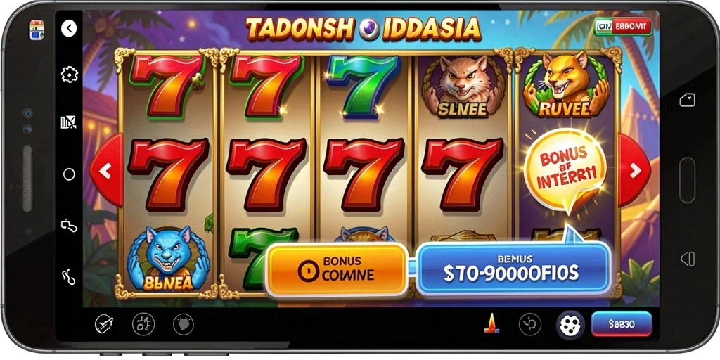 Tampilan utama permainan slot yang menarik.