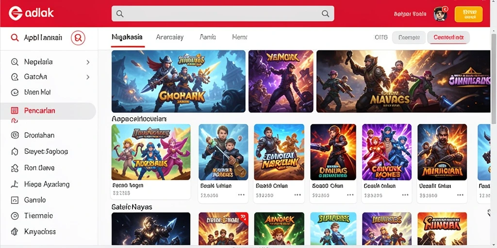 Tangkapan layar menampilkan dunia NEXGID yang menakjubkan.