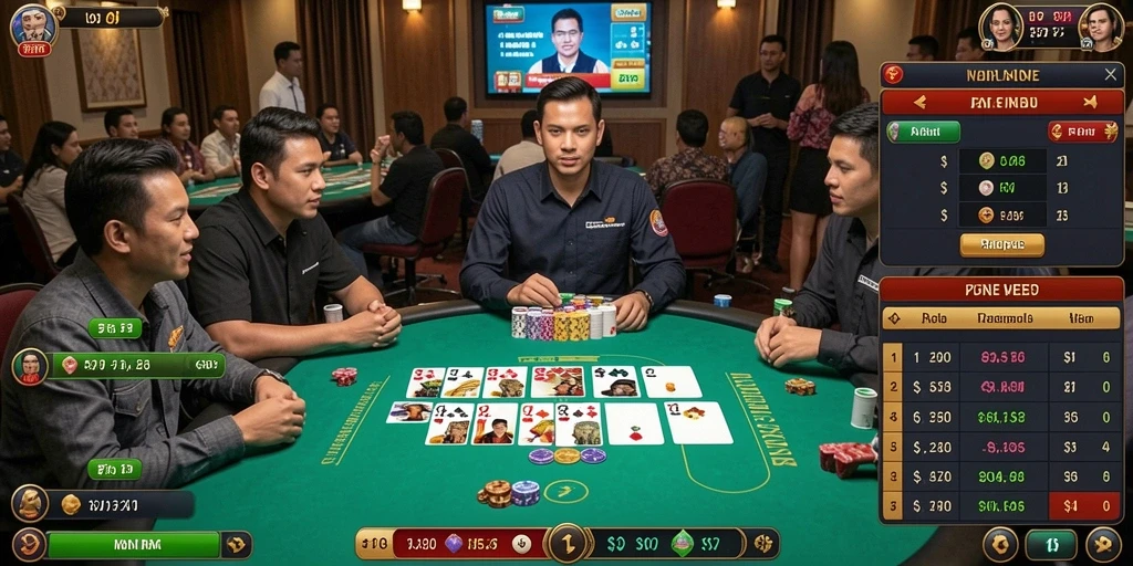 Tampilan awal OMPONG188 yang menarik dan intuitif.
