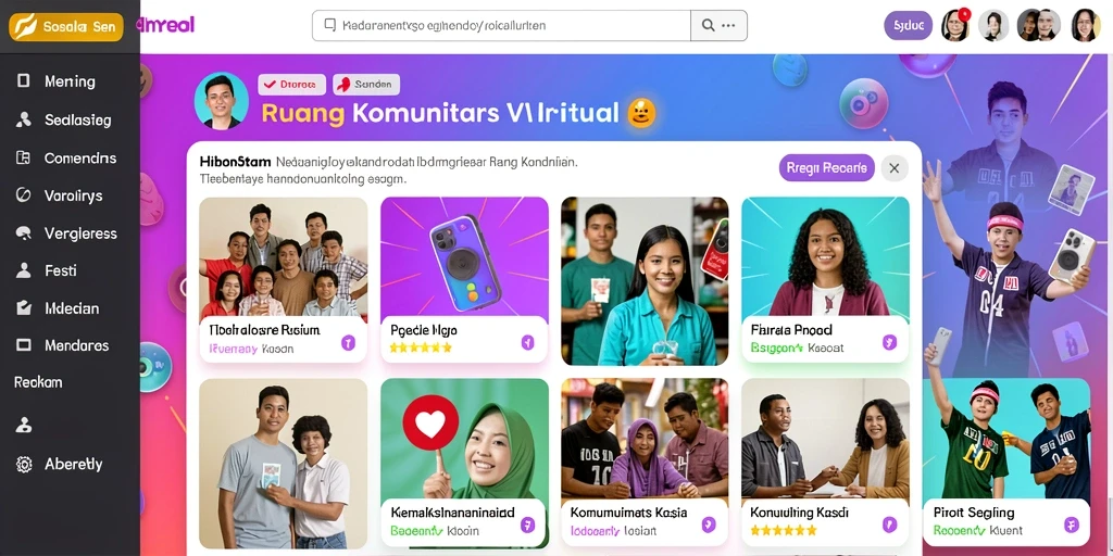 Gambaran awal antarmuka pengguna PURISLOT yang menawan.