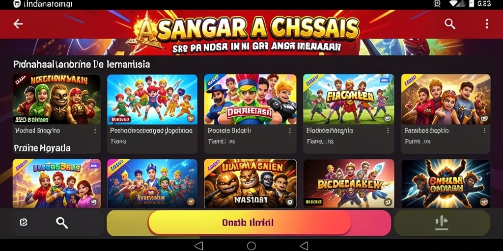 Tampilan menarik dengan berbagai tema mesin slot.