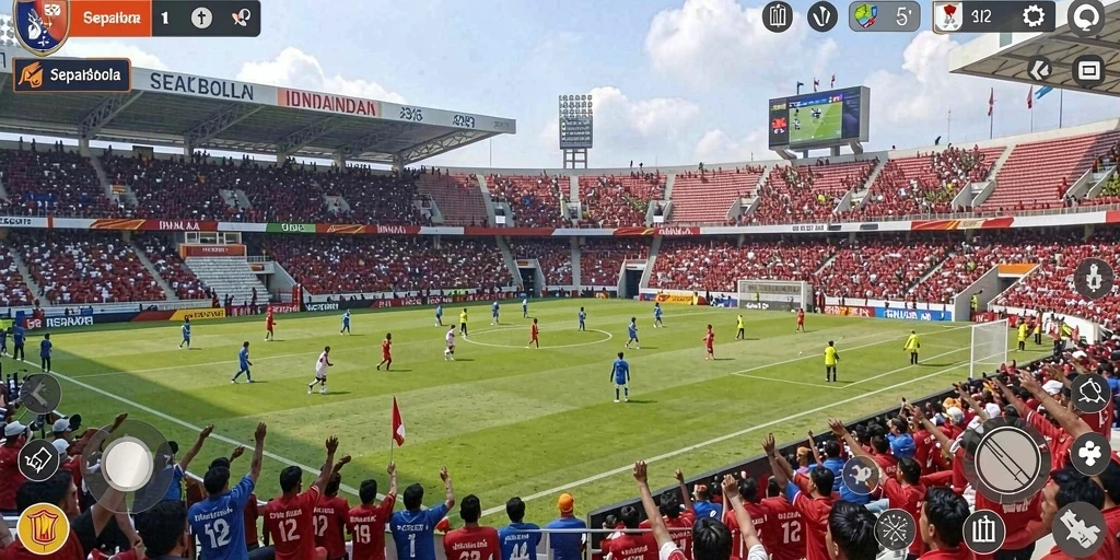 Tangkapan layar menampilkan level yang menantang.